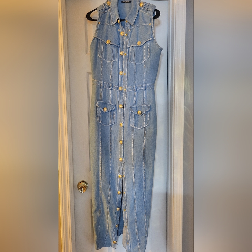 Balmain Denim Dress